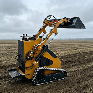Versatile Mini Compact Front <b>Wheel</b> Skid Steer <b>Small</b> Track Engine High Efficiency Professional Construction - Product Image 5