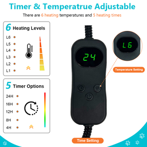 OEM personalizzabile Pet Pad riscaldante con alimentazione USB rimovibile e lavabile fodera esterna per uso invernale per uso domestico - Product Image 2