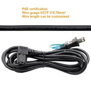 Câbles d'alimentation Euro 16A 250V IP11 IEC C13 Prise européenne Câble d'alimentation CA pour ordinateur <span class=keywords><strong>portable</strong></span> Lisseur de cheveux Gaine en cuivre PVC 0,5m - Product Image 4