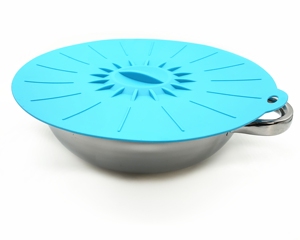 Lot de 5 couvercles de pot en silicone résistants à la chaleur sans BPA avec ventouse - Product Image 2