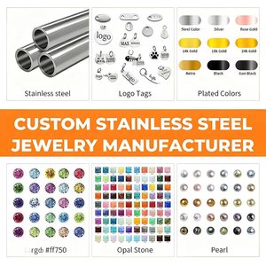 Thấp moq tùy chỉnh thép không gỉ 925 Bạc đồng hợp kim trang sức vòng cổ mặt dây chuyền các nhà sản xuất cho phụ nữ - Product Image 3