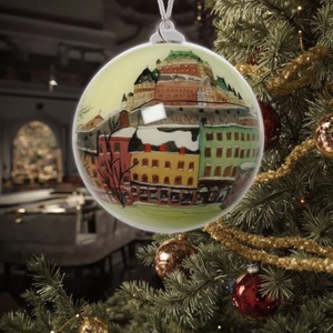 Boules <span class=keywords><strong>de</strong></span> Noël personnalisées en verre soufflé avec peinture intérieure, décorations <span class=keywords><strong>de</strong></span> sapin <span class=keywords><strong>de</strong></span> Noël sur mesure pour les fêtes - Product Image 2