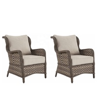 Prix de gros chaises de jardin modernes de mariage chaises en osier chaises de canapé en rotin d'extérieur