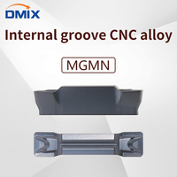 Porte-outil de rainurage interne indexable DMIX MGNVR avec plaquettes en carbure HRC 42-45 pour tournage de trous et rainurage interne sur tour CNC