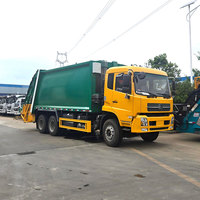 Camion compacteur de déchets à chargement arrière 6x4 22cbm 18 tonnes, directement de l'usine, pour l'assainissement municipal