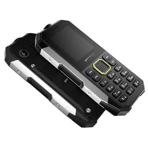 ขายดีที่สุดคีย์บอร์ด2นิ้วโทรศัพท์มือถือที่แข็งแรง IP67กันน้ำและกันกระแทกปุ่ม GSM กลางแจ้งคุณสมบัติทนทานโทรศัพท์