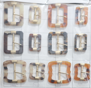 ベルトとバッグ用の耐久性のあるデザインのスライドバックル25-50mmハイブリッド樹脂 & 金属コンポジットスライディングカスタム形状 - Product Image 4