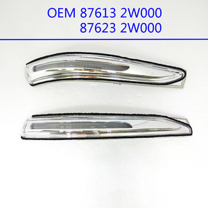 X AUTOHAUX LED Side Mirror Turn Signal Light - Left Side For Hyundai Santa Fe 2013-2019, Part 87613-B8000 - View #6