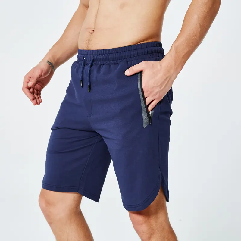 LS Supplier Quality Brand Men Casual Shorts New Summer Male Fashion Casual Short Men's Solid Color Fitness Breathable Shorts