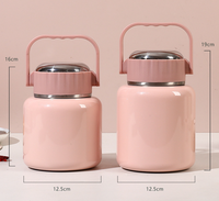 Haushalt und Küche 500ml 900ml 1100ml 316 Edelstahl Isolierte Lebensmittelaufbewahrungsdose mit Griff Studenten Bento Lunchbox