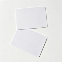 Standard CR80 0,76mm Laminierte Weiße Blanko-PVC-Karten Bedruckbare Plastikkarten für Thermische ID-Drucker