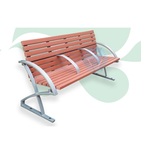 Banc d'extérieur moderne en plastique HDPE recyclé avec pieds en aluminium moulé, rangement intégré, 4 places, pour école, hôtel, parc, hôpital, salle de sport