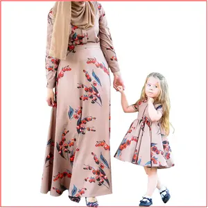 2020 avrupa ve amerikan moda üreticileri doğrudan satış Kaftan suudi sıcak baskı fit büyük müslüman elbise