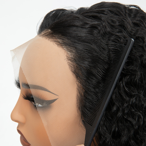 Perruques Lace Front Synthétiques Longues et Lisses 13x4 13x6 de Qualité Supérieure, Résistantes à la Chaleur, Fibre Futura Pré-épilée et Raie Libre pour Femmes Noires - Product Image 6