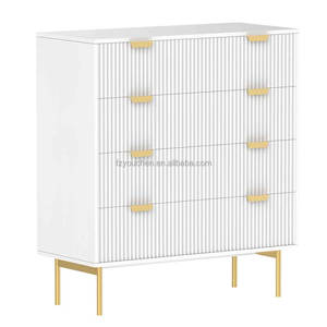 Meuble pour enfants, <span class=keywords><strong>commode</strong></span> à <span class=keywords><strong>3</strong></span> <span class=keywords><strong>tiroirs</strong></span> <span class=keywords><strong>en</strong></span> <span class=keywords><strong>bois</strong></span> blanc, grand coffre de rangement pour le salon - Product Image 6