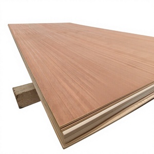 Paneles de MDF de Grado E2 con Chapa de Madera de Sapele Africana Decorativa de Diseño Tradicional Kimsong, 7.6 mm x 4' x 8', para Uso en Interiores, Muebles - Product Image 2