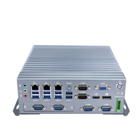 Fuente de Alimentación de 1*DC con Conector Phoenix, PC Integrada de Ocho Núcleos y Ocho Subprocesos, Nano PC Industrial, Gran Venta