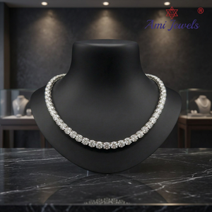 Elegante Collar de Cadena de Diamantes de Platino para Mujer, Joyería de Lujo Brillante de 69 CT, para Bodas y Fiestas, Regalo Moderno y Elegante - Product Image 4
