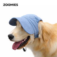Casquette de baseball en velours côtelé pour animaux de compagnie, avec trous pour les oreilles, ajustable, pour chiens et chats de petite et moyenne taille, vente en gros