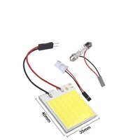 Bombilla LED COB para Interior de matrícula de coche, lámpara de lectura, C5W, C10W, 31mm, 36mm, 69mm, 42mm, 12V, blanco, 5W5, T10, W5W, COB