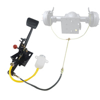Ensemble de frein à disque pour tricycle/quadricycle électrique, comprend la pompe principale et les conduites d'huile, compatible OEM, garantie 0 mois