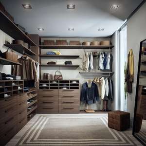 Ensemble de chambre à coucher avec armoire en mélamine d'angle YALIG - Product Image 4