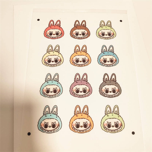 Vente en gros de papier A4 A3 A5 taille 25 feuilles/paquet de papier à sucre comestible imprimé papier à glacer paon comestible pour la décoration de gâteau - Product Image 2