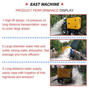 Pompes à moteur diesel Systèmes d'irrigation à haut débit Machines agricoles Pompes à <span class=keywords><strong>eau</strong></span> diesel - Product Image 5