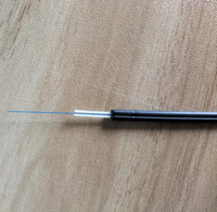 Cable de Fibra Óptica FTTH de 2 Núcleos G657A1 2FRP 3.0*2.0mm Negro 1KM/Rollo