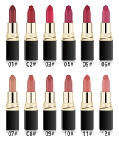 Miss Rose Tube Crème Rouge à Lèvres Mat Crème à Lèvres Brillant à Lèvres Herbal MSDS Velours Mat Longue Durée Hydratant Noir 5G 40g