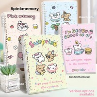 Cuaderno de Dibujos de Perros, Estilo Instagram, Corazón de Chica, Lindo y Animado, Antideslizante, de Hojas Sueltas, Regalo para Estudiantes de Secundaria y Preparatoria, Tamaño B5