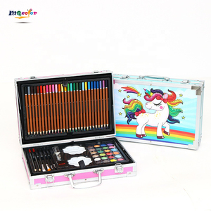 145 Stück tragbares Briefpapier-<span class=keywords><strong>Set</strong></span> & Farbe Farbe Zeichen box Kits Kinder Kunst-<span class=keywords><strong>Set</strong></span> zum Schreiben & Zeichnen für Kinder - Product Image 6