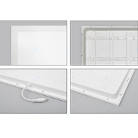 Garansi 5 Tahun 22W hingga 60W 3000K hingga 6500K hingga 180 lm Per W UGR19 IP54 60x60 62x62 30x120 60x120 Lampu Panel LED Slim Backlit
