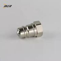 Connecteur rapide hydraulique de type bille ZJ-YCA conforme à la norme ISO5675, conception à double valve, interchangeable avec le raccord rapide Parker 4000