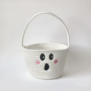 Seau citrouille d'Halloween effrayant, sac portable pour tout-petits pour la collecte de bonbons, panier à bonbons citrouille pour enfants, cadeau - Product Image 6