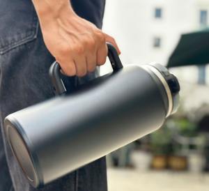 Termo con Mango <span class=keywords><strong>de</strong></span> Gran Capacidad para Acampar al Aire Libre, Botella <span class=keywords><strong>de</strong></span> Agua para Deportes, Taza <span class=keywords><strong>de</strong></span> Viaje con Pajita, 64oz, Novedad - Product Image 5