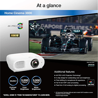 Projecteur Home Cinema 3800 4K PRO-UHD 3 puces avec HDR
