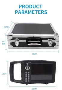Machine à ultrasons Doppler vétérinaire à haute définition de 5.6 pouces 6.5mhz Système d'échographie diagnostique linéaire rectal pour animaux - Product Image 6