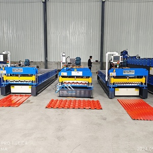 Hiệu suất cao <span class=keywords><strong>800</strong></span> tráng men Q ngói tấm lợp cuộn tạo thành máy phổ biến cameroon bánh mang động cơ bơm thành phần cốt lõi - Product Image 4