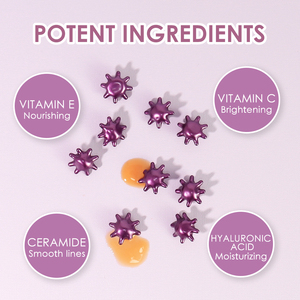 Cápsulas de Suero de Ceramida al por Mayor, Hidratantes y Reparadoras para el Cuidado Facial, Antienvejecimiento y Antiarrugas - Product Image 6