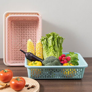 Cesta para Frutas y Verduras Udelius, Material PP, Fácil de Limpiar, Cestas de Almacenamiento de Plástico Reforzado para Uso en la Cocina - Product Image 3