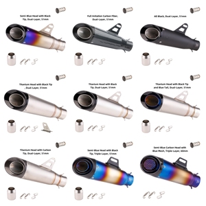 Tuyau d'échappement, adapté pour Huanglong 600, KTM 390 Duke, Yamaha R3, Yamaha R15, accessoire de modification du tuyau d'échappement - Product Image 2