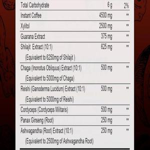 Oazvita OEM fornitura puro biologico himalayano nero Shilajit estratto in polvere con funghi all'ingrosso naturale Shilajit caffè in polvere - Product Image 2