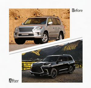 Kits de carrosserie neufs pour LX570, mise à niveau 2016, kit carrosserie extérieur, pare-chocs, calandre, ailes pour <span class=keywords><strong>Lexus</strong></span> 570 2008-2015 - Product Image 3