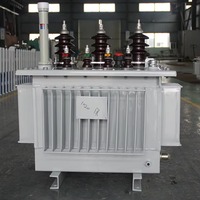 Transformateur de puissance triphasé immergé dans l'huile S13 M 6kV 10kV 11kV 400V ONAN entièrement étanche à faible perte avec noyau en acier au silicium pour distribution