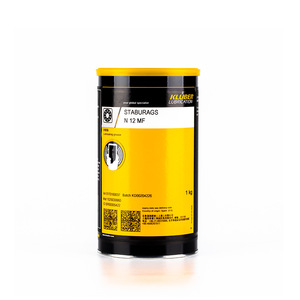 KLUBER STABURAGS NBU 12 MF grasso industriale ad alte prestazioni per la lubrificazione a lungo termine di rotolamento e cuscinetti a strisciamento - Product Image 1
