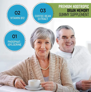 OEM Brain Memory Suplemento Gomitas Soporte para la salud Alpha <span class=keywords><strong>GPC</strong></span> Vitamina B6 Vitamina B12 Fosfatidilserina Gomitas - Product Image 4