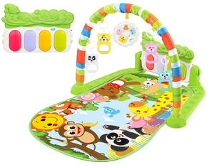 Vente en gros Activité Fitness Pédale <span class=keywords><strong>Jeu</strong></span> de sommeil Piano <span class=keywords><strong>musical</strong></span> Trotteur Couverture Tapis de <span class=keywords><strong>jeu</strong></span> Kick Play Clavier Gym avec comédie musicale - Product Image 1