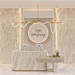 Diseño y Decoración Personalizada de Fábrica para Salón de Belleza y Peluquería, Muebles Personalizados para Estación de Barbería - Product Image 6