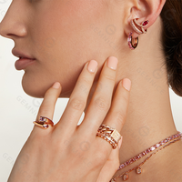 Boucle d'oreille Gemnel en argent 925, style bohème, avec diamants CZ, pierre naturelle marquise, bijoux